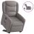 Fotoliu electric rabatabil cu ridicare, gri taupe, textil GartenMobel Dekor