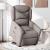 Fotoliu electric rabatabil cu ridicare, gri taupe, textil GartenMobel Dekor