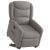 Fotoliu electric rabatabil cu ridicare, gri taupe, textil GartenMobel Dekor