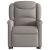 Fotoliu electric rabatabil cu ridicare, gri taupe, textil GartenMobel Dekor