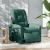 Fotoliu electric de masaj rabatabil, verde închis, textil GartenMobel Dekor