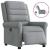 Fotoliu rabatabil electric, gri deschis, textil GartenMobel Dekor