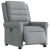 Fotoliu rabatabil electric, gri deschis, textil GartenMobel Dekor