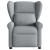 Fotoliu rabatabil electric, gri deschis, textil GartenMobel Dekor