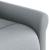 Fotoliu rabatabil electric, gri deschis, textil GartenMobel Dekor