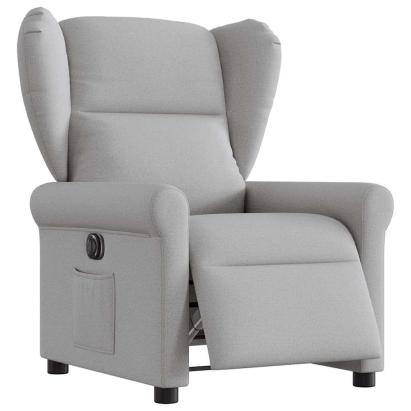 Scaun reclinabil electric Cloud Grey Fabric GartenMobel Dekor