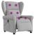 Scaun reclinabil electric pentru masaj Cloud Grey Fabric GartenMobel Dekor