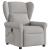 Scaun reclinabil electric pentru masaj Cloud Grey Fabric GartenMobel Dekor