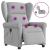 Scaun reclinabil electric pentru masaj Cloud Grey Fabric GartenMobel Dekor