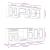 Set dulapuri de bucătărie 8 piese „Kalmar” gri beton Lemn GartenMobel Dekor