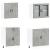 Set dulapuri de bucătărie 4 piese „Kalmar” gri beton Lemn GartenMobel Dekor