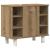 Set mobilier de baie, 3 piese, stejar artizanal, lemn prelucrat GartenMobel Dekor