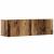 Set dulap TV 8 piese montat pe perete lemn vechi lemn prelucrat GartenMobel Dekor