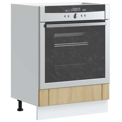 Dulap pentru cuptor „Lucca” din lemn de stejar Sonoma GartenMobel Dekor
