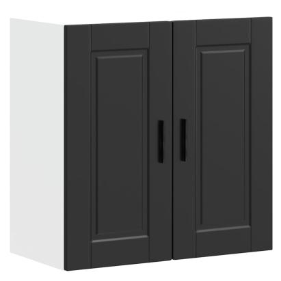 Dulap de bucătărie „Porto” din lemn de lemn negru GartenMobel Dekor