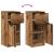 Dulap, lemn vechi, 30x30x70 cm, lemn prelucrat GartenMobel Dekor