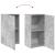 Dulap de depozitare, gri beton, 50x45x103,5 cm, lemn prelucrat GartenMobel Dekor