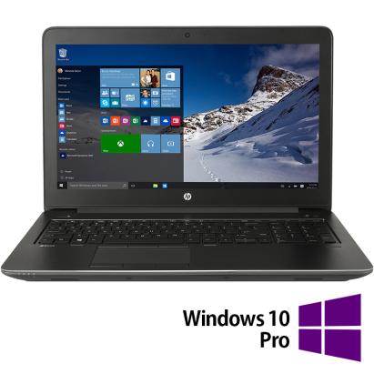 Laptop Refurbished HP ZBook 15 G3, Intel Xeon E3-1505M v5 2.80-3.70GHz, 16GB DDR4, 512GB SSD, nVidia Quadro M2000M 4GB GDDR5, 15.6 Inch Full HD, Tastatura Numerica, Webcam + Windows 10 Pro NewTechnology Media