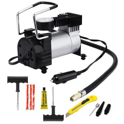 Kit vulcanizare anvelope cu pompa electrica 12V, 10 bari Automobile ProTravel