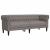 Set de canapele, 2 piese, gri taupe, material GartenMobel Dekor