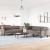Set de canapele, 2 piese, gri taupe, material GartenMobel Dekor