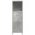 Set mobilier de baie, 3 piese, gri beton, lemn compozit GartenMobel Dekor