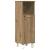Set mobilier de baie, 4 piese, stejar artizanal, lemn prelucrat GartenMobel Dekor