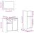 Set mobilier de baie, 3 piese, stejar artizanal, lemn prelucrat GartenMobel Dekor