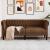 Canapea Chesterfield cu 2 locuri, maro, material textil GartenMobel Dekor