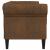 Canapea Chesterfield cu 2 locuri, maro, material textil GartenMobel Dekor