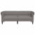 Canapea Chesterfield cu 3 locuri, gri taupe, material textil GartenMobel Dekor
