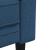 Canapea Chesterfield cu 3 locuri, albastru, material textil GartenMobel Dekor