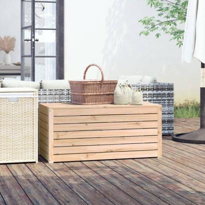 Ladă depozitare grădină, 101x50,5x46,5cm, lemn masiv pin GartenMobel Dekor