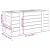 Cutie de depozitare, alb, 91x40,5x42 cm, lemn masiv de pin GartenMobel Dekor