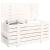 Cutie de depozitare, alb, 91x40,5x42 cm, lemn masiv de pin GartenMobel Dekor