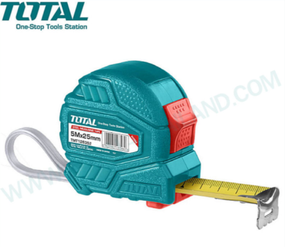 TOTAL - RULETA 5M X 25MM - 2 FUNCTII PowerTool TopQuality