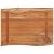 Blat masă 80x60x2,5cm dreptunghiular lemn acacia contur natural GartenMobel Dekor
