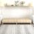 Canapea extensibilă cu 2 locuri, crem, material textil GartenMobel Dekor