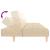Canapea extensibilă cu 2 locuri, crem, material textil GartenMobel Dekor