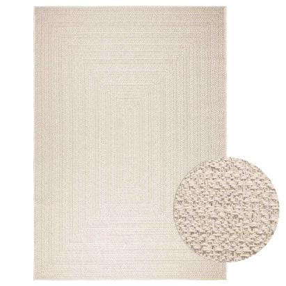 Covor „ZIZUR” crem aspect iută pentru interior și exterior GartenMobel Dekor