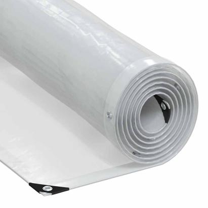 Prelata transparenta cu ochiuri 4x10 m polietilena GartenMobel Dekor