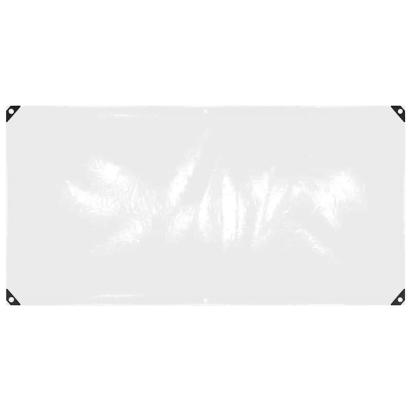 Prelata transparenta cu ochiuri 1x2 m PVC GartenMobel Dekor