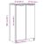 Pantofar, alb extralucios, 59x35x100 cm, lemn compozit GartenMobel Dekor
