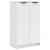 Pantofar, alb extralucios, 59x35x100 cm, lemn compozit GartenMobel Dekor