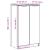 Pantofar, stejar artizanal, 59x35x100,5 cm, lemn prelucrat GartenMobel Dekor