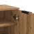 Pantofar, stejar artizanal, 59x35x100,5 cm, lemn prelucrat GartenMobel Dekor