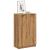 Pantofar, stejar artizanal, 59x35x100,5 cm, lemn prelucrat GartenMobel Dekor