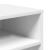 Bibliotecă, alb, 66x31x80 cm, lemn prelucrat GartenMobel Dekor