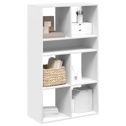 Bibliotecă, alb, 66x31x112 cm, lemn prelucrat GartenMobel Dekor