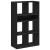 Dulap cu cărți negru 66x31x112 cm lemn prelucrat GartenMobel Dekor